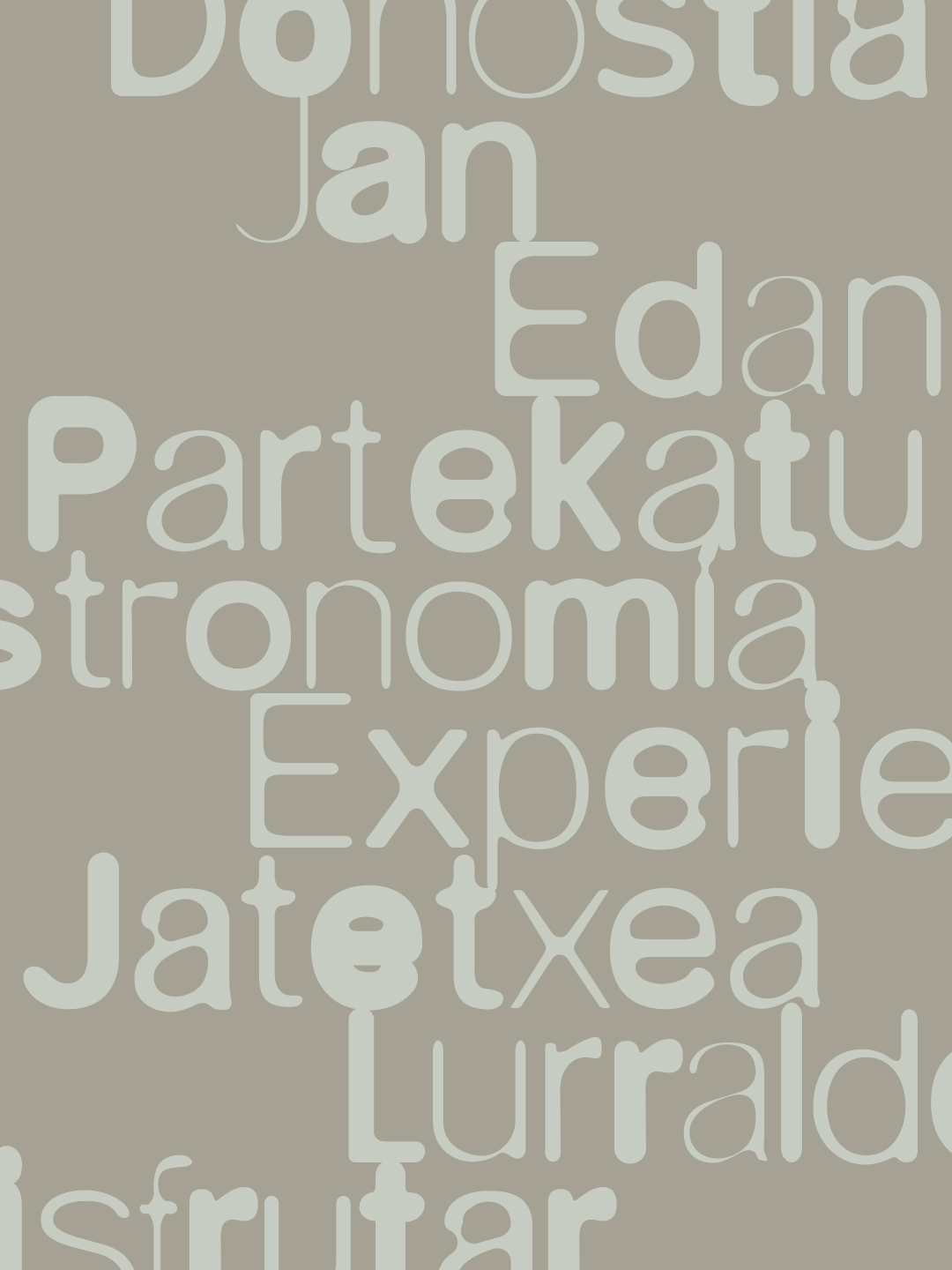 Imagen de una composición tipografía