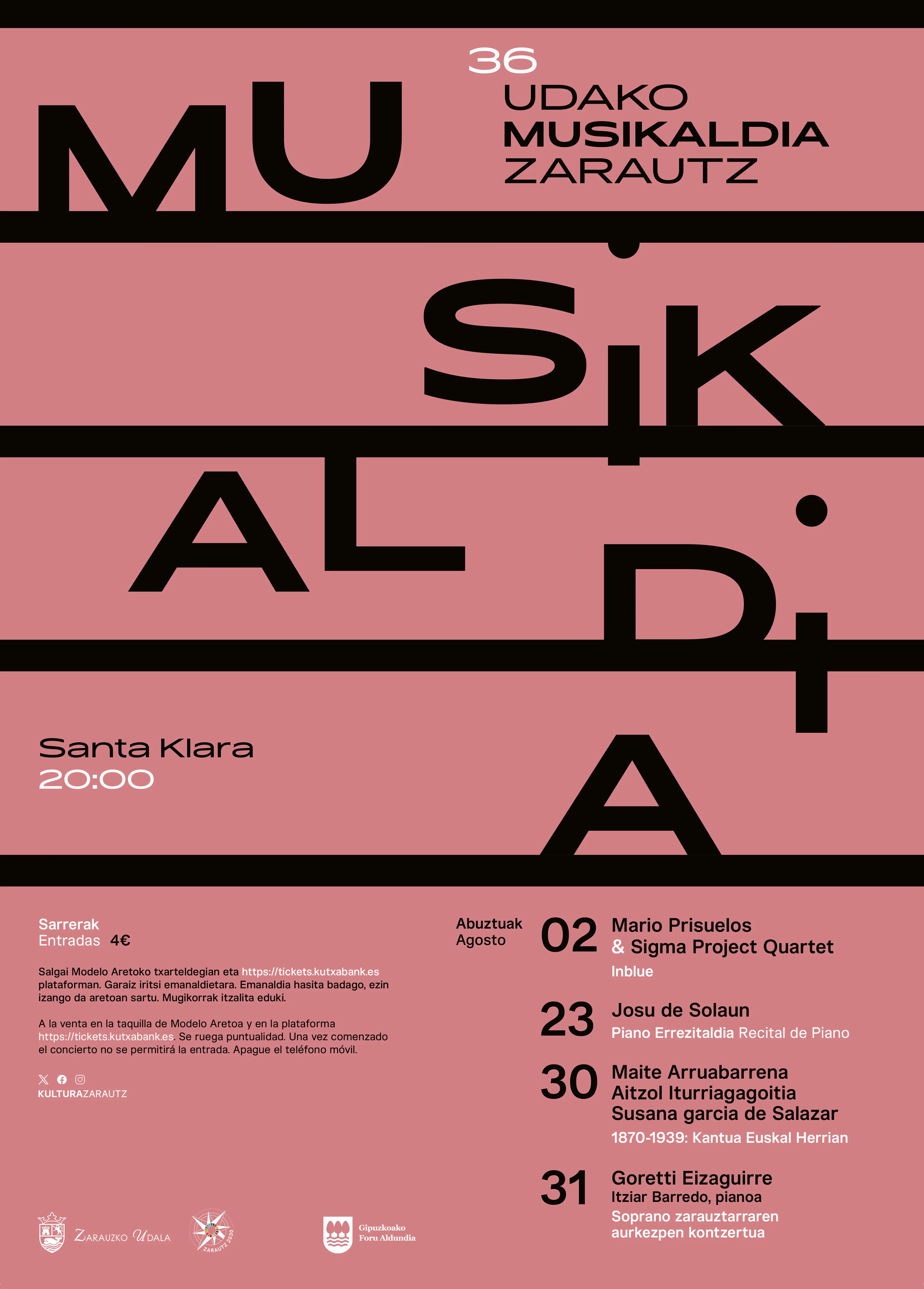 36. Udako Musikaldia Zarautz